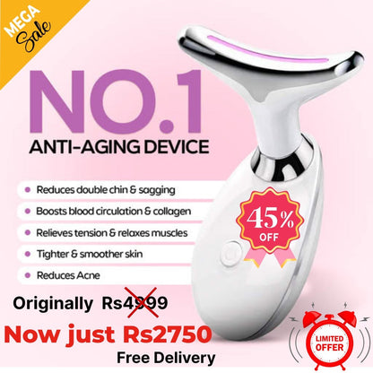 Electric Face massager,Anti Aging & Wrinkle Removal Device