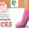 Silicone Gel Heel Pad Socks For Pain Relief - Spa Gel Socks - Moisturizing Socks- 1 Pair Anti Crack Heel socks