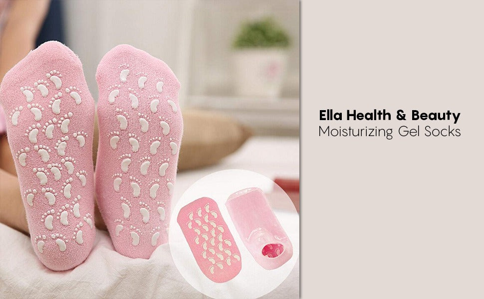 Silicone Gel Heel Pad Socks For Pain Relief - Spa Gel Socks - Moisturizing Socks- 1 Pair Anti Crack Heel socks