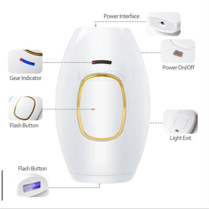 IPL Laser Permanent Hair Removal Device, Professional laser hair removal machine for men and women