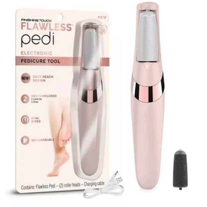 Flawless Pedicure & Callus Remover Tool | Rechargeable Electric Foot Care Kit for Smooth Heels
