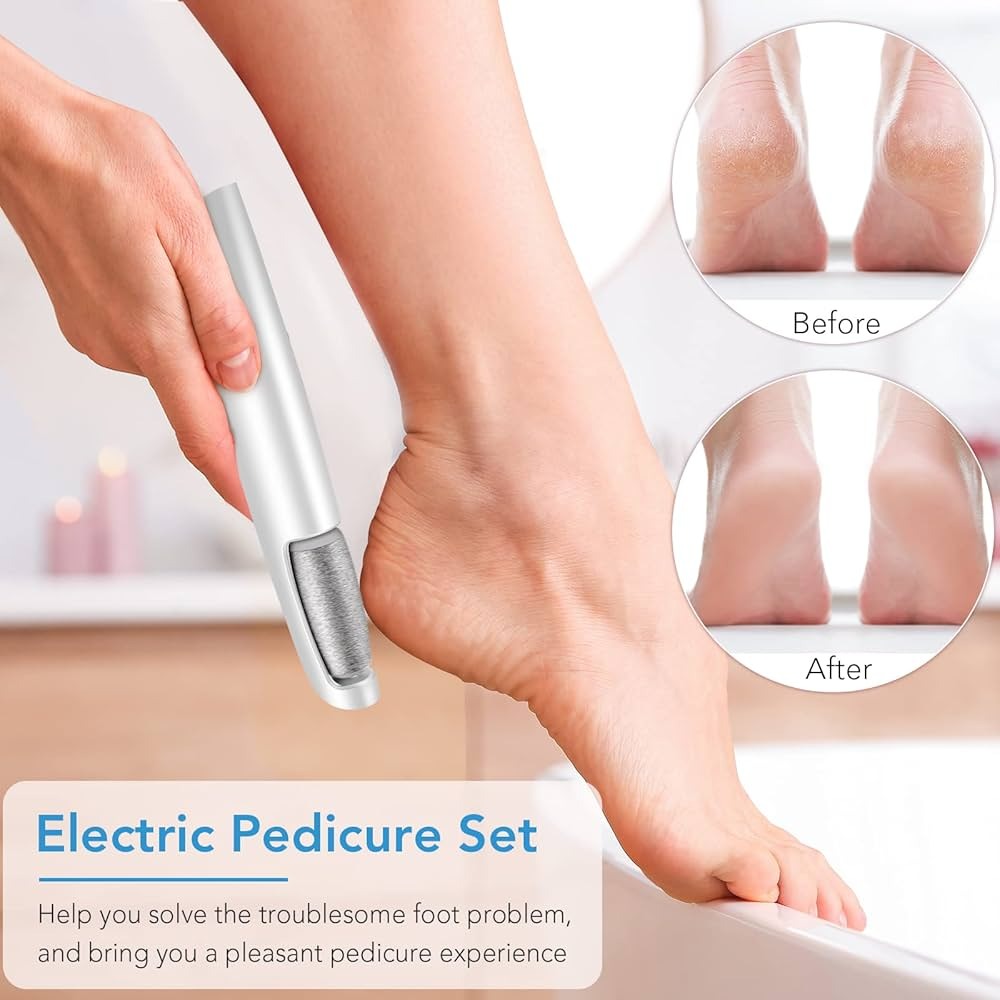 Flawless Pedicure & Callus Remover Tool | Rechargeable Electric Foot Care Kit for Smooth Heels
