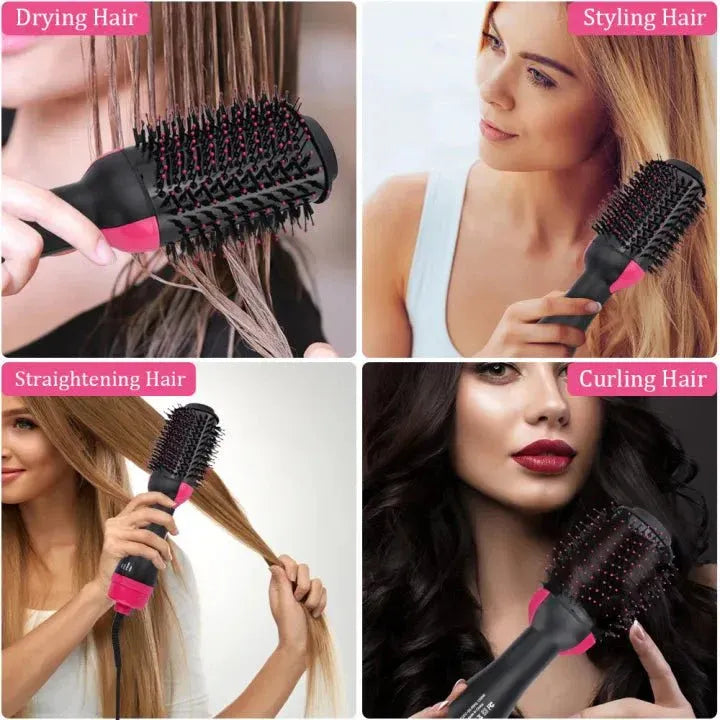 Hot Air Brush (Hair Styler – Dry, Straighten & Volumize in One Go)